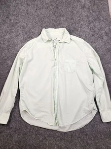 Camicia Eileen Frank & Eileen taglia S abbottonata verde menta capsule guardaroba lusso - Foto 1 di 12
