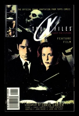 Expediente X Fight the Future Película Cómic Adaptación Topps FBI Fox Mulder Dana Scully Foto 1 de 2