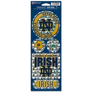 Ncaa Notre Dame Fighting Irish Prismatic Sticker Team Farbe One Size By Wincraf - Bild 1 von 1