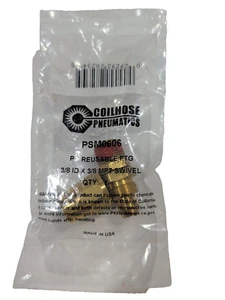 Coilhose Pneumatics PSM0606 3/8in. X 3/8in. MPT Swivel NEW - Picture 1 of 6