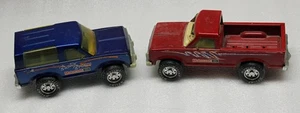2 Vintage Nylint Motorcraft Ford Bustin' Bronco & 4x4 Pickup Muscle Metal Trucks - Bild 1 von 7