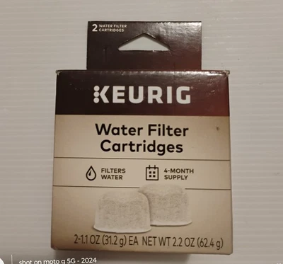 Keurig Water Filter Refill Replacement Charcoal Cartridges 2ct  New Sealed - Image 1 of 4