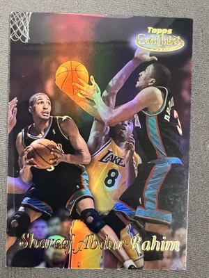 1999 Topps Gold Label #GL-9 Shareef Abdur-Rahim Características Kobe Bryant - Imagem 1 de 2