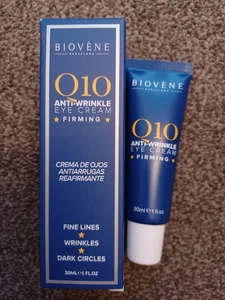 Biovene Q10 Crema de Ojos Antiarrugas Reafirmante Antienvejecimiento Crema de Ojos 30 ml Totalmente Nueva - Imagen 1 de 3