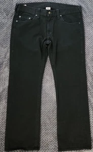 Men's True Religion Bobby Relaxed, Straight Leg Black Jeans; Size 40x32. USA! - Picture 1 of 10