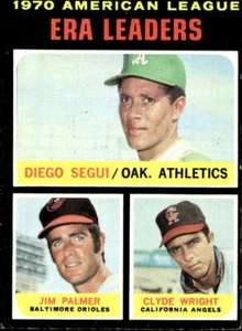 Topps #67 1970 Líderes de efectividad de la Liga Americana 1971 - Imagen 1 de 2