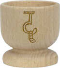 'Worm On A Hook' Wooden Egg Cup (EC00019040)