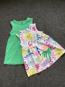Baby Girls 0-3 Months Pack Of 2 Dresses From F&F BNWT - Picture 1 of 4