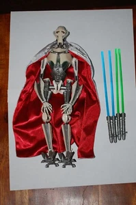 General Grievous 12"-Star Wars Revenge of the Sith 1/6 Scale Hasbro-READ Descrip - Picture 1 of 11