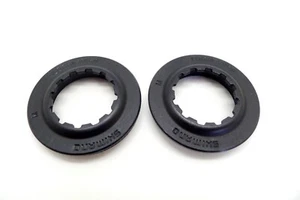 2 Pcs of Shimano Centerlock Rotor Steel Lock Ring - Picture 1 of 4