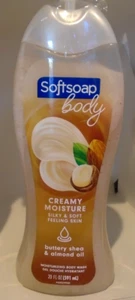 Softsoap Cremige Feuchtigkeit Butter Shea & Mandelöl Duschgel, 20oz Cracked Cap - Bild 1 von 2