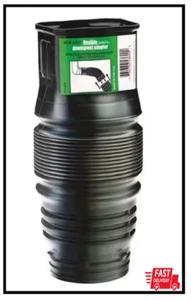 Drenaje FLEX 2 pulgadas X 3 pulgadas X 3 pulgadas Adaptador de bajante de copolímero negro - Imagen 1 de 3