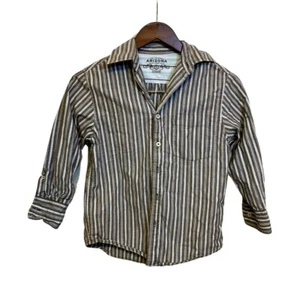 Camisa occidental a rayas de manga larga Arizona Jean Company talla S (8) algodón - Imagen 1 de 9