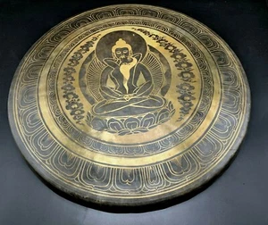 19" Buddha Shakti Gong, Tibetischer Gong, Meditation, Klangtherapie, Gebetsgong - Bild 1 von 6