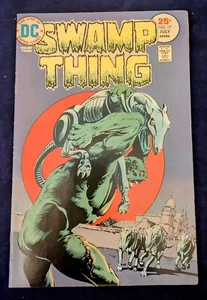 VTG Swamp Thing # 17 Jul 1975 - DC Comics  - Redondo art - David Michelinie FN - Picture 1 of 3
