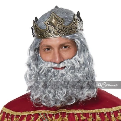 California Costumes Biblical King Wig & Beard Adult Halloween Costume 70921 - Image 1 of 3