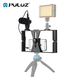 PULUZ Vlogging Foto Video Smartphone Video Rig + Mikrofon Kits für Handy - Bild 1 von 9