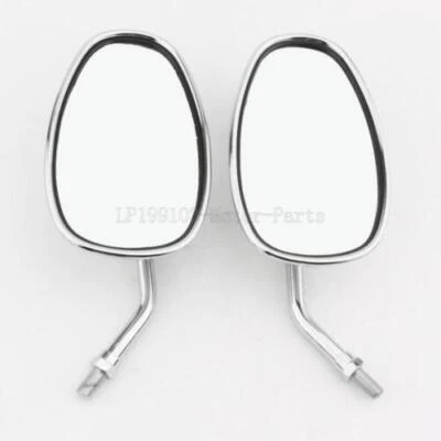 Espejos retrovisores cromados para Kawasaki Vulcan VN 2000 800 900 700 Classic Custom Foto 1 de 4