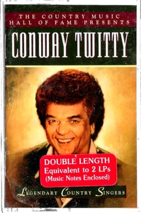 CONWAY TWITTY : Legendary Country Singers - Sealed Cassette Tape / Double Play - Picture 1 of 3