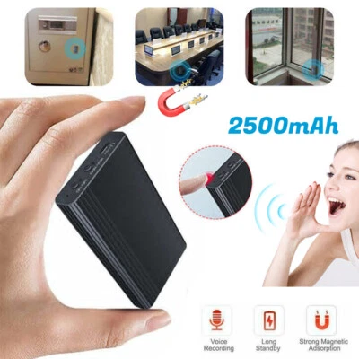 500 Hr Spy Digital Voice Activated Recorder Dictaphone Audio Magnetic MP3 Player - Image 1 of 4