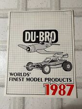 VINTAGE 1987 DU-BRO GAS POWERED MODEL PRODUCTS HOBBY SHOP/DEALER CATALOG W/PRICE