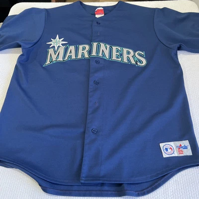 Vintage Majestic Mariners Seattle Ken Griffey Jr Jersey  - Image 1 of 4