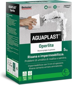 Stucco in polvere aguaplast operlite per riparare, risanare ed impermeabilzzare - Foto 1 di 1