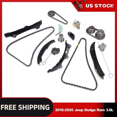 Kit de cadena de distribución para Chrysler Dodge Jeep Ram 2016-2025 3,6 L V6 220cid 05184352AF Foto 1 de 4