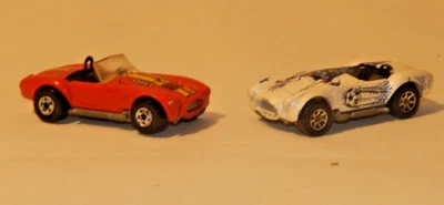 2 Hot Wheels Vintage Clásico Cobra Rojo BW Blackwall Shelby 427 S/C Foto 1 de 4