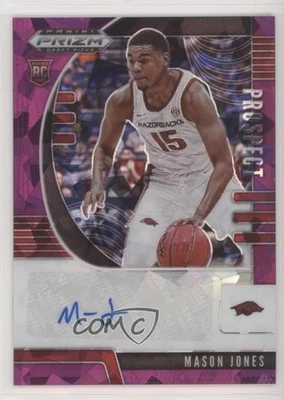 2020 Panini Prizm Draft Picks Prospect Purple Ice /99 Mason Jones Rookie Auto RC - Image 1 of 2