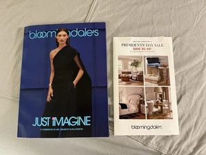 2 Fall 2025 Bloomingdale's Just Imagine Fall Fashion Catalogs Lot Catalogues - Picture 1 of 3