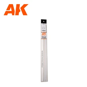 AK Interactive - Half Cane 1.00 x 350mm - Styrene Strip - Picture 1 of 3