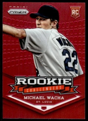 2013 PANINI PRIZM ROOKIE CHALLENGERS RED MICHAEL WACHA R37 - Image 1 of 2
