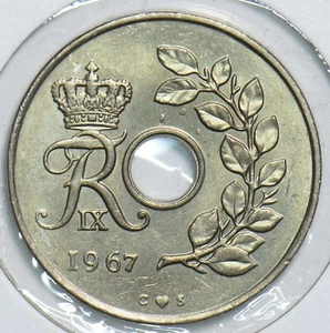 Denmark 1967 25 Ore 198305 combine shipping - Picture 1 of 2