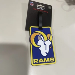 Los Angeles Rams🔥🔥 Bag Tag🔥🔥 Luggage Tag NFL 🏈🏈🏈 - Picture 1 of 1