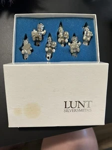Lunt Silversmiths Teddy Bear Candle Holders (Set of 6) - Picture 1 of 1