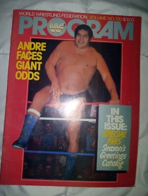 Programa de Revistas WWF WWE Vol 130 Andre Macho Man Elizabeth  - Imagem 1 de 2