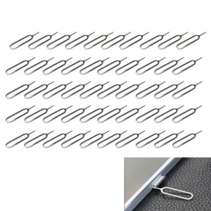 50PCS Eject Sim Card Tray Remover Pins Needle Key Tool for cell Phone - Picture 1 of 12