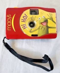 Vintage Macys Thanksgiving 2002 Kermit Frosch Kamera / Muppets / Gurt. NEU - Bild 1 von 6