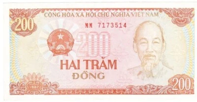 Vietnam two hundred dong 1987 circulated - Image 1 of 2