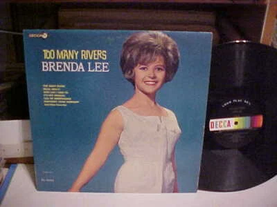 BRENDA LEE TOO MANY RIVERS VINYL LP 1965 DECCA RECORDS MONO EXCELLENT VINYL VG++ - Image 1 of 4
