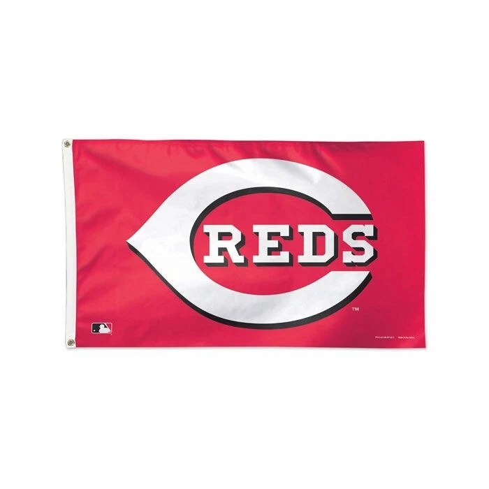 Cincinnati Reds MLB Red Deluxe 3' x 5' Flag Wincraft - Image 1 of 1
