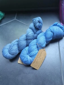 Set Of 2 Different Colors Coolree 2 Ply Lace 600m Each Alpaca/Silk/Cashmere - Picture 1 of 7