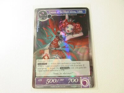 Demon of the Black Moon, Lilith R Foil Force Of Will Trading Card NM - Image 1 of 2