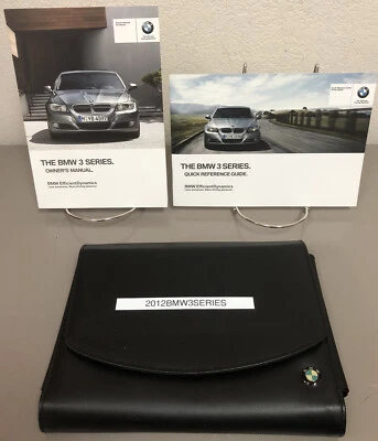 BMW Serie 3 2012 sedán vagón 323i 328i 335i xDrive M3 335d fabricante de equipos originales manual del propietario Foto 1 de 4