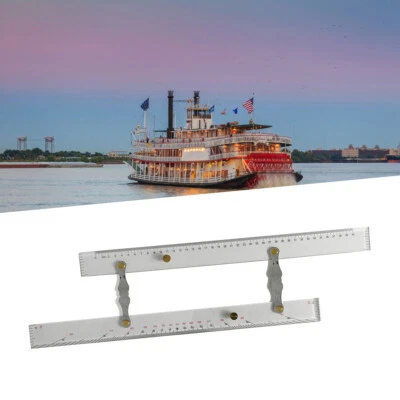 División de inspección a escala paralela marina tabla recta regulación 450 mm Foto 1 de 4