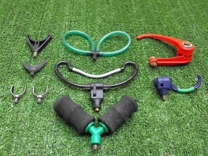 rod & pole rest job lot float feeder hooks roller butt support FISHING SET UP - Picture 1 of 12