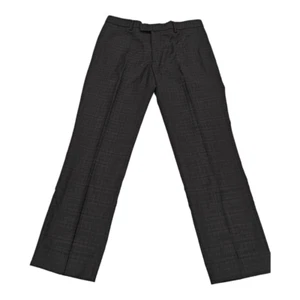 Banana Republic Slim Performance Dress Pant - Grey With Blue Stripes - Picture 1 of 10