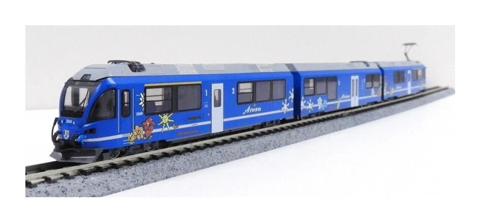 New! KATO 7074076 N gauge Allegra ABe 8/12 loco "Arosa" #3500 (3 sections EMU) - Image 1 of 1