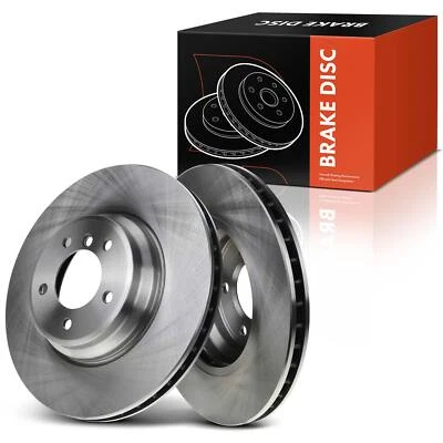 Front Disc Brake Rotors for BMW 335i 2007-2013 335xi 335d 335is 335i xDrive X1 - Image 1 of 4